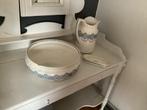 Antiek wastafelset - Kan, kom en zeepbakje, Ophalen, Gebruikt
