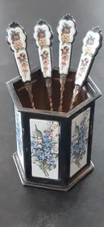 Vaasje met theelepels, Ophalen of Verzenden