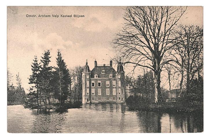 978651 Omstr Arnhem Velp Kasteel Biljoen Nette oude kaart, Verzamelen, Ansichtkaarten | Nederland, Ongelopen, Gelderland, Ophalen of Verzenden