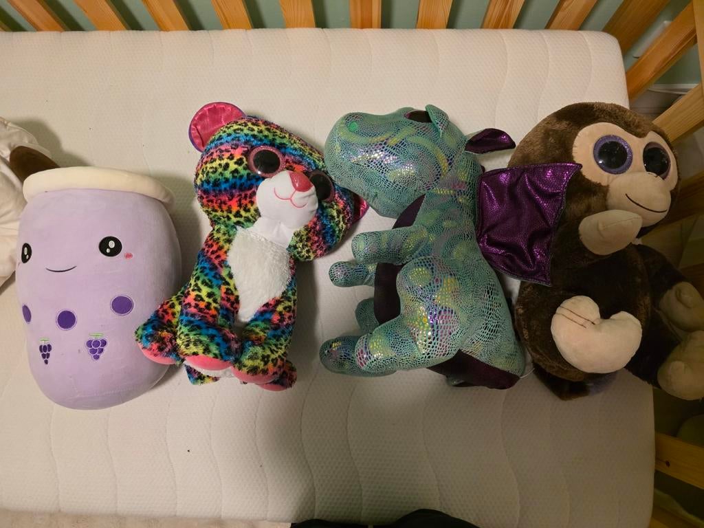 Grote Beanie Knuffels - Verschillende Dieren, Ophalen, Gebruikt, Overige typen