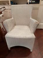 4 Witte Lloyd Loom Eettafelstoelen - Amsterdam Zuid, Huis en Inrichting, Ophalen