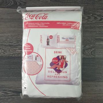 Coca Cola - Dekbedovertrek - Lits Jumeaux - 240 x 220 cm beschikbaar voor biedingen