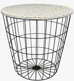 Bijzettafel Terrazzo Metal Black, ., Nieuw, Ophalen of Verzenden, .