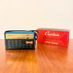 VINTAGE RADIO CAPTAIN SUPER DELUXE D 1964 NIEUW MET DOOS, Antiek en Kunst, Antiek | Tv's en Audio, Verzenden