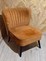 Fauteuil | velvet koperkleurig, Ophalen, Zo goed als nieuw