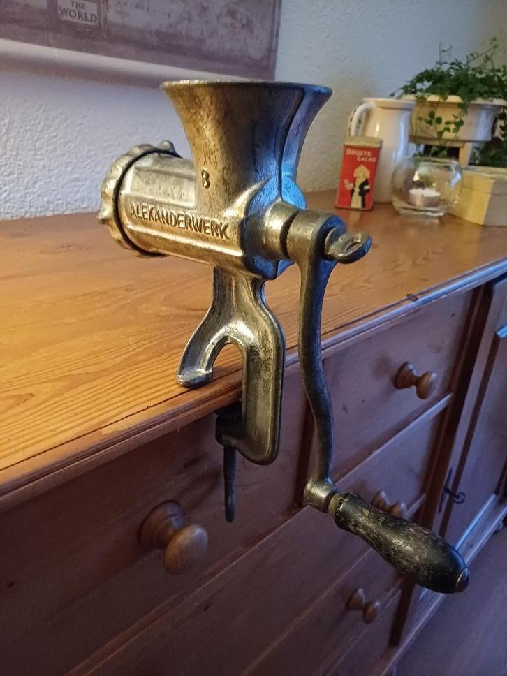 Vintage vleesmolen Alexanderwerk nr 8., Huis en Inrichting, Keuken | Keukenbenodigdheden, Gebruikt, Ophalen of Verzenden