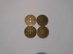 4 munten Spanje 1 peseta 1944, Postzegels en Munten, Ophalen of Verzenden, Overige landen, Setje