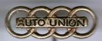 Auto Union Audi zilverkleurig auto speldje ( A_033a ), Verzenden, Zo goed als nieuw, Transport, Speldje of Pin