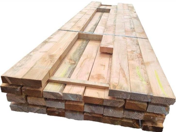 29 Douglas balken 5.0x13.0 cm / 4.00 meter lang - nr: TB7, Tuin en Terras, Palen, Balken en Planken, Balken, 250 cm of meer, Ophalen