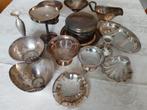 Partij tafel gerei verzilverd en edelstaal, Antiek en Kunst, Antiek | Goud en Zilver, Ophalen of Verzenden