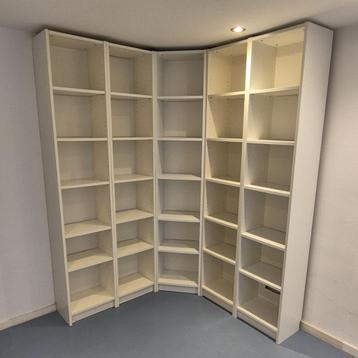 Boekenkasten BILLY - 5 stuks - Totale afmeting 200x28x202 beschikbaar voor biedingen