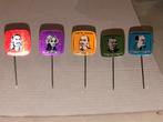 Vintage Fix en Fox Zeehelden Speldjes - Set van 5, Verzamelen, Speldjes, Pins en Buttons, Ophalen of Verzenden, Gebruikt, Overige onderwerpen
