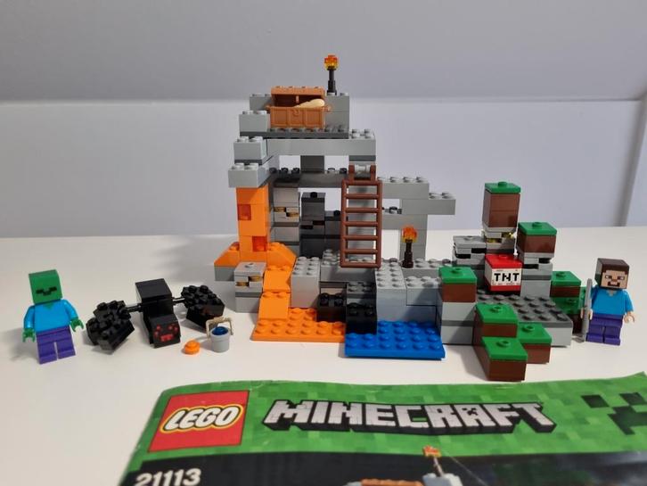 Lego Minecraft 21113 The Cave, Kinderen en Baby's, Speelgoed | Duplo en Lego, Zo goed als nieuw, Ophalen of Verzenden