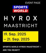 Gezocht gevraagd hyrox ticket, Tickets en Kaartjes, Eén persoon