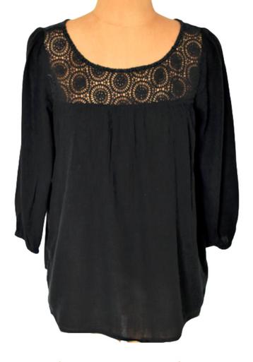 Ralph Lauren topje, top met kant, zwart, Mt. S beschikbaar voor biedingen