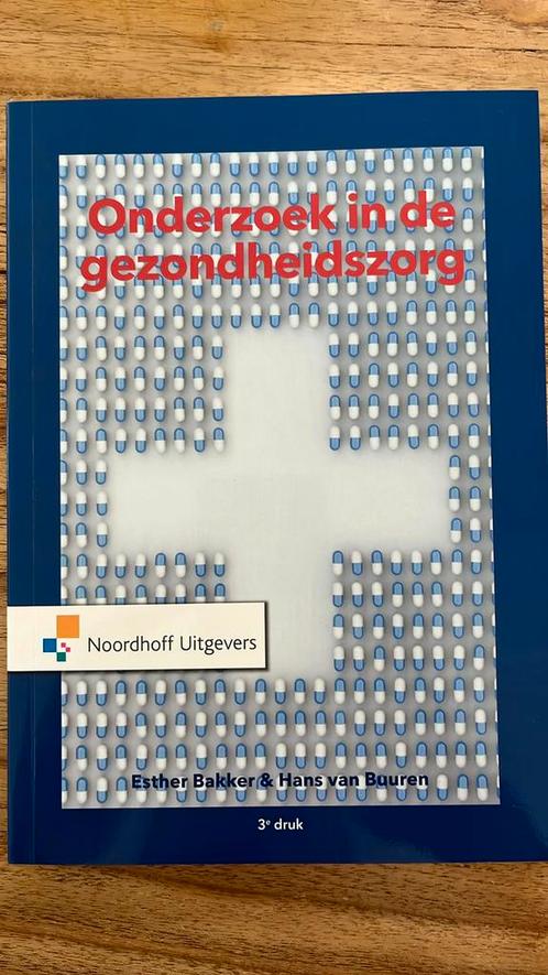 Esther Bakker - Onderzoek in de gezondheidszorg, Boeken, Gezondheid, Dieet en Voeding, Zo goed als nieuw, Dieet en Voeding, Ophalen of Verzenden