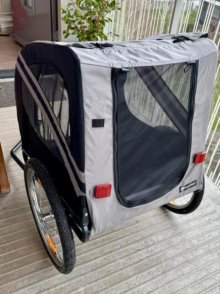 Nieuwe Flamingo Hondenfietskar, Fietsen en Brommers, Fietsaccessoires | Aanhangers en Karren, Nieuw, Hondenkar, 20 tot 40 kg, Opvouwbaar