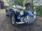 TRIUMPH TR3A bj. 1960 z.g.a.n. met grijs leder interieur, Lederen bekleding, Achterwielaandrijving, 4 cilinders, Cabriolet
