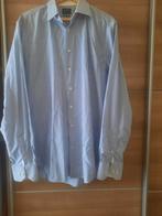 Arrow overhemd maat L gestreept, Kleding | Heren, Overhemden, Ophalen of Verzenden, Zo goed als nieuw, Blauw, Halswijdte 41/42 (L)