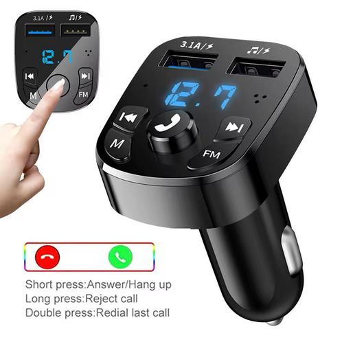 Bluetooth FM Transmitter | Snellader | USB/SD/AUX pure sound, Auto diversen, Carkits, Nieuw, Ophalen of Verzenden