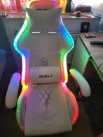 Gaming Stoel Wit | GLI Gaming, Huis en Inrichting, Stoelen, Ophalen, Gebruikt, Wit, Stof