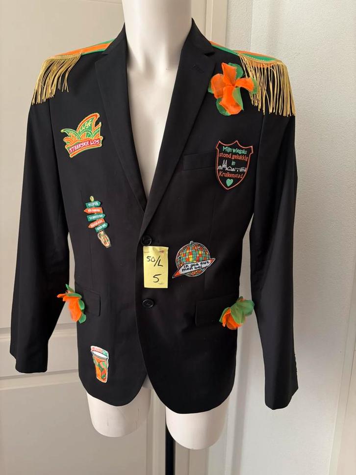 (5) Kruikenstad Colbert/Jas Maat M 11de unisex carnaval, Kleding | Heren, Carnavalskleding en Feestkleding, Zo goed als nieuw