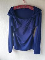 Top van juffrouw Jansen, maat L, super elastisch, Blauw, Maat 42/44 (L), Ophalen of Verzenden, Zo goed als nieuw