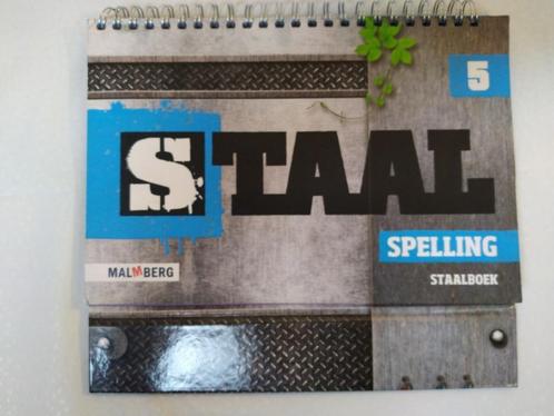 Staal - VERSIE 1 - Groep 5 - Spelling Staalboek., Boeken, Schoolboeken, Zo goed als nieuw, Nederlands, Overige niveaus, Ophalen of Verzenden