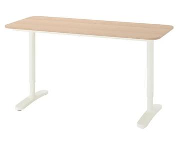 In hoogte verstelbaar bureau nieuwstaat 160 x 80 x 65-85