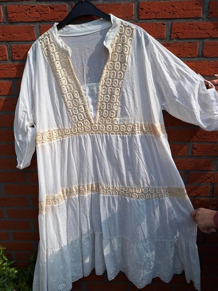 Nieuw
Ibiza Bohemian jurk Italy
100% katoen L/xl, Kleding | Dames, Jurken, Nieuw, Maat 38/40 (M), Wit, Onder de knie, Ophalen of Verzenden