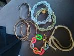 Sloop kralen sieraden lot oorbellen armbanden materialen, Ophalen of Verzenden, Zo goed als nieuw, Overige kleuren, Overige materialen
