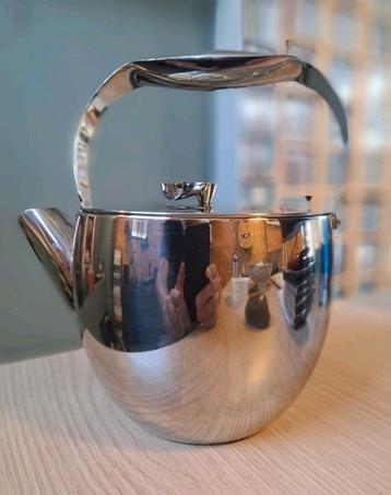 Theepot RVS Bodum - design O. Jørgensen - nieuw beschikbaar voor biedingen