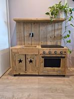 Steigerhouten Speelkeuken - Zo Goed Als Nieuw!, Ophalen, Zo goed als nieuw, Hout, Speelkeuken