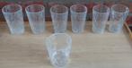 craquele waxine glaasjes, set van 7 glaasjes,  volgnr 15, Overige materialen, Overige kleuren, Nieuw, Ophalen of Verzenden