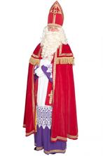Sint kostuum polyeterfluweel, Diversen, Sinterklaas, Nieuw, Ophalen of Verzenden