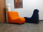 Space age design lounge zitelement jaren 60 70 oranje retro, Ophalen, Stof, Gebruikt, ?