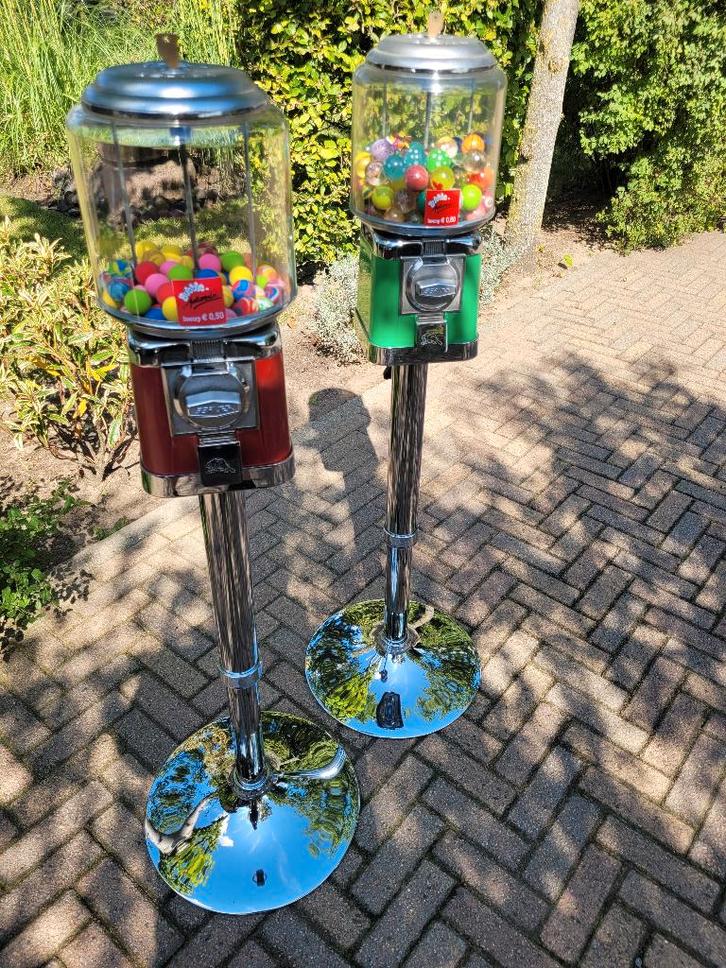 BEAVER kauwgomballen pinda automaten op poot sixties fifties, Verzamelen, Automaten | Overige, Ophalen