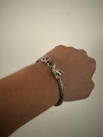 Zilveren draken armband – 925 silver, Sieraden, Tassen en Uiterlijk, Armbanden, Ophalen of Verzenden, Zo goed als nieuw, Zilver