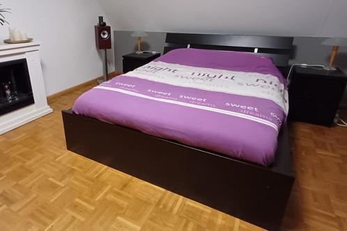 IKEA HOPEN Bed 140 x 200 cm + Matras, Lattenbodems, Kussens, Huis en Inrichting, Slaapkamer | Bedden, Gebruikt, Tweepersoons, 140 cm