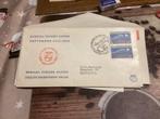 No8129 Speciale Philips Vlucht 24-9-1966 gelopen met 2 zegel, Postzegels en Munten, Postzegels | Eerstedagenveloppen, Ophalen
