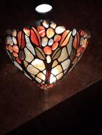 Tiffany wandlamp, Huis en Inrichting, Lampen | Wandlampen, Ophalen, Zo goed als nieuw, Glas