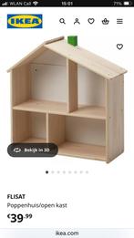 Te koop houten poppenhuis Ikea, Ophalen, Zo goed als nieuw, 50 tot 70 cm, 105 cm of meer
