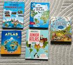 Vijf mooie kinderatlassen, Boeken, Atlassen en Landkaarten, Overige atlassen, 2000 tot heden, Diverse auteurs, Ophalen of Verzenden