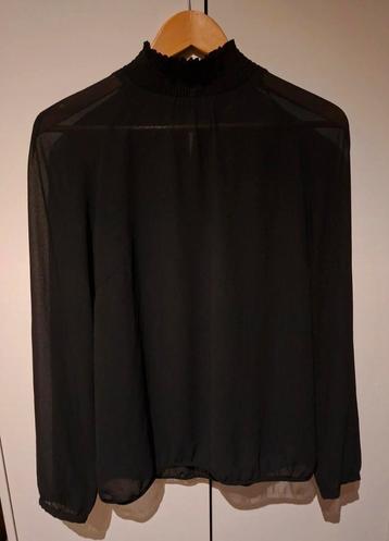 Elegante zwarte blouse van Dept|Maat L beschikbaar voor biedingen