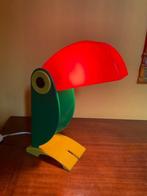 Toecan lamp Old timer Ferrari Italiaans design jaren 70 excl, Huis en Inrichting, Lampen | Tafellampen, Kunststof, Gebruikt, Ophalen of Verzenden