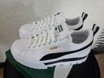 PUMA MAYZE  LEDER MT. 38 1X GEDRAGEN, Kleding | Dames, Schoenen, Ophalen of Verzenden, Nieuw, Wit, Sneakers of Gympen