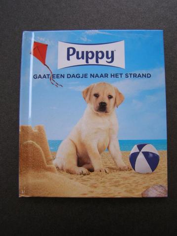 Puppy gaat een dagje naar het strand; voor 2-3 jaar beschikbaar voor biedingen