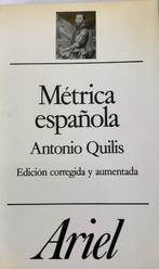 Métrica española - Antonio Quilis, Boeken, Taal | Spaans, Ophalen, Nieuw