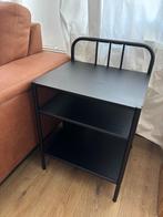 IKEA Fyresdal Nightstand black side table nachtkastje / bijz, Huis en Inrichting, Ophalen, Gebruikt, Metaal of Aluminium, 45 tot 65 cm