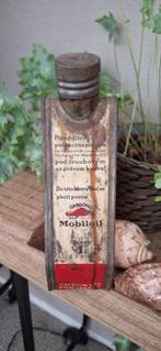 Olieblik Gargoyle Mobiloil "D" van de Vacuum Oil Company️⛽️, Verzamelen, Gebruikt, ., ., .